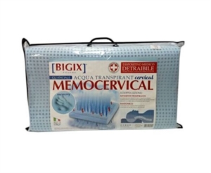 Bigix Pharma Guanciale Memory Memocervical Cuscino Cervicale
