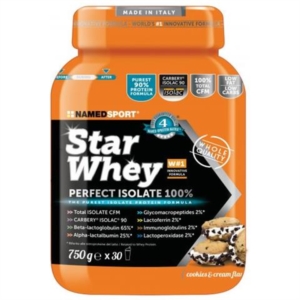 Named Sport Star Whey Perfect Isolate 100% Cookies e Cream 750 g