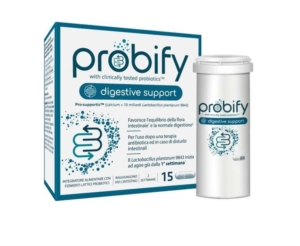 Probify Digestive Support Equilibrio Flora Intestinale e Digestione 15 capsule