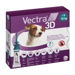 Ceva Vectra 3D Pipette spot-on per Cani da 4 a 10 kg Verde