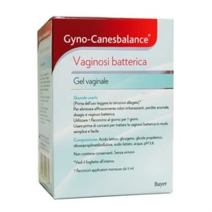 Bayer Linea Dispositivi Medici Gyno-Canesbalance Vaginosi Batterica Gel