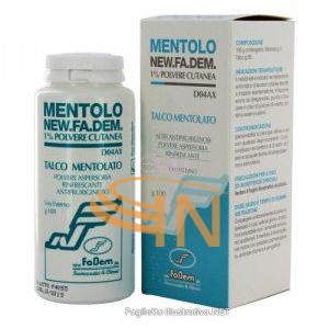 Mentolo New.Fa.Dem Polvere Cutanea 1% 100g