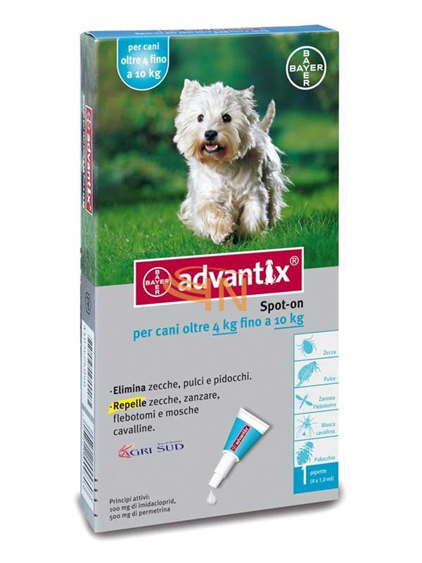 Advantix Spot On 1 Pipetta 4-10kg 1ml