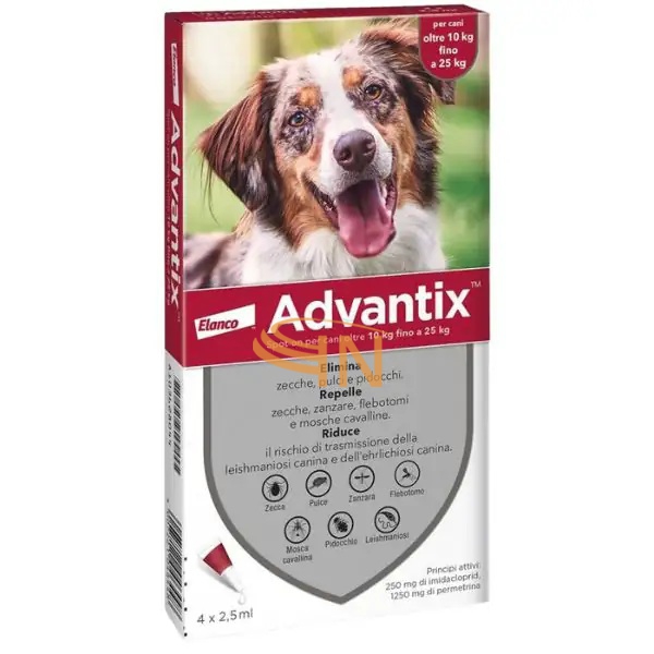 Advantix Spot-On Antiparassitario Cani da 10kg a 25kg