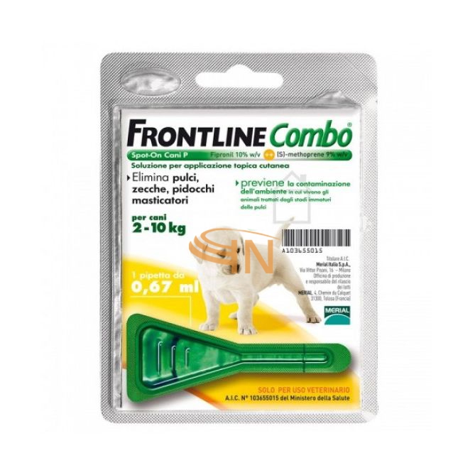 Frontline Combo Spot-On Per Cani 2-10kg 1 Pipetta Da 0,67ml