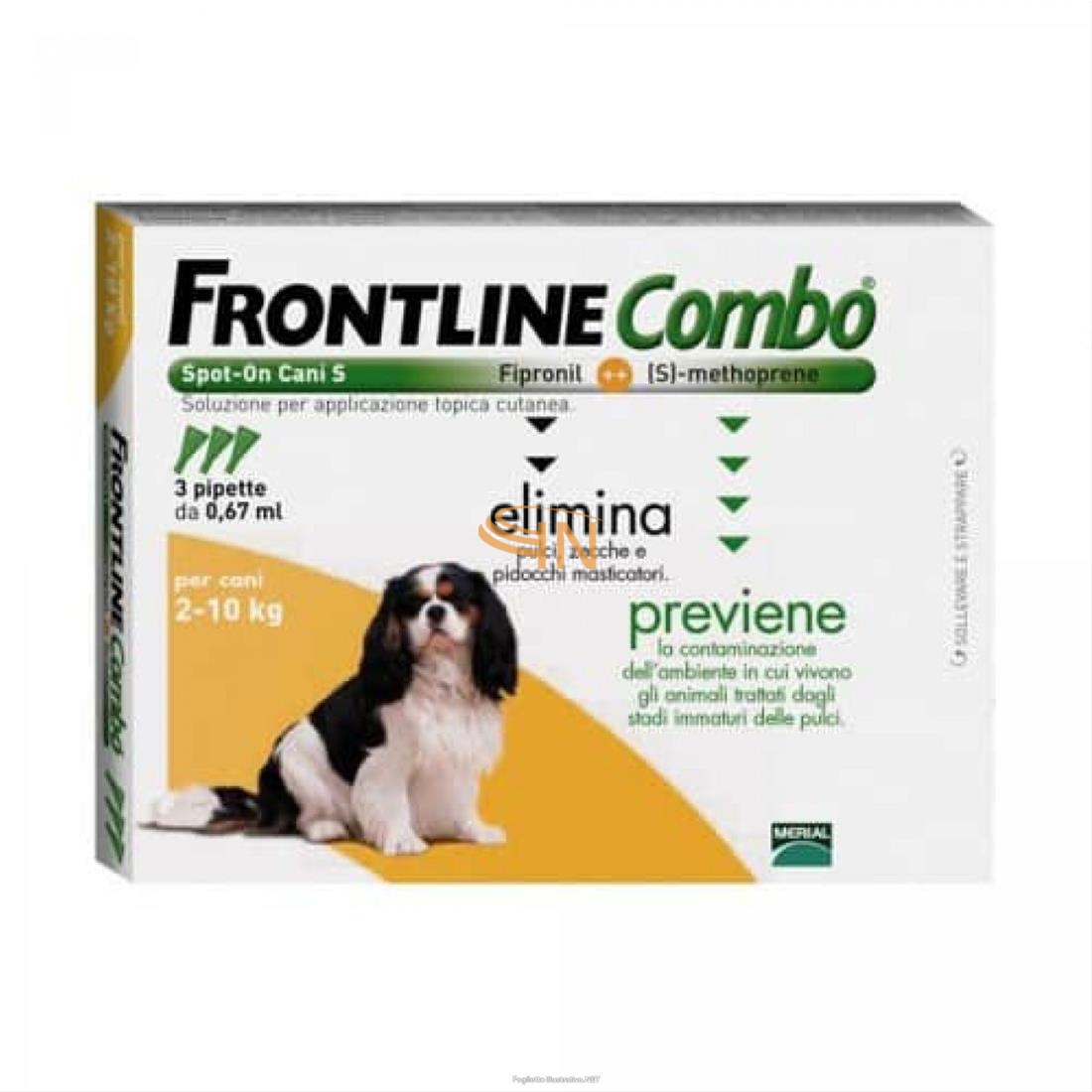 Frontline Combo Spot-On Cani Da 2-10kg Anti Pulci 3 Pipette Da 0,67ml
