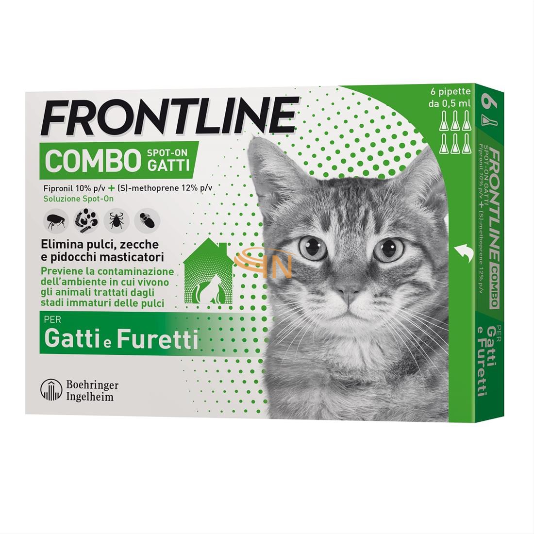 Frontline Combo Gatti 6 Pipette Spot On