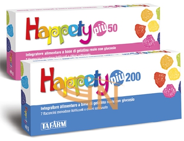 Tafarm Happety piu 50 7 flaconcini 50 mg