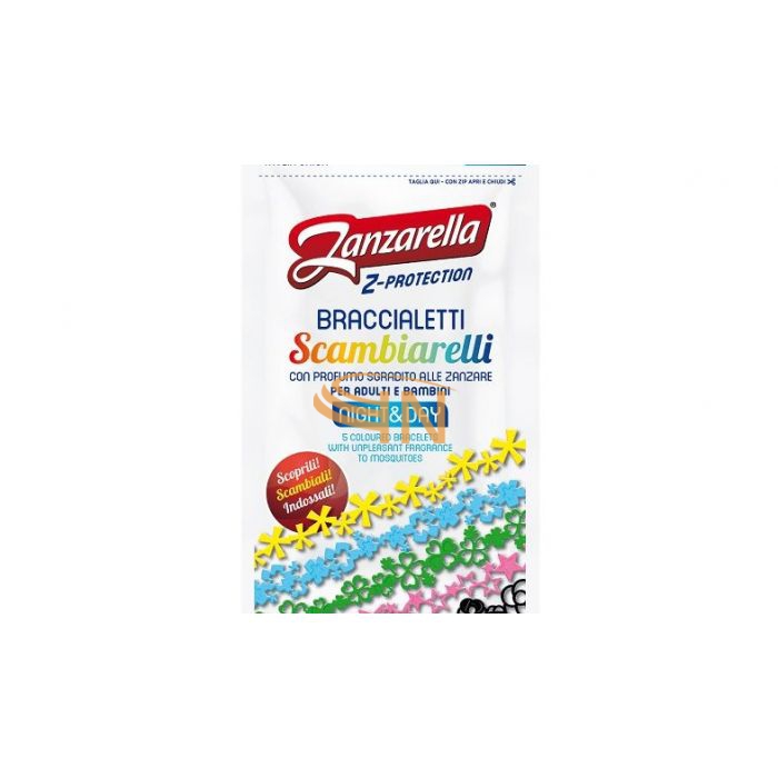 Coswell Zanzarella Z-Protection Braccialetti Scambiarelli 5 Pezzi