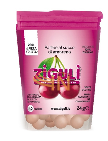 Ziguli amarena 40 palline 24 g