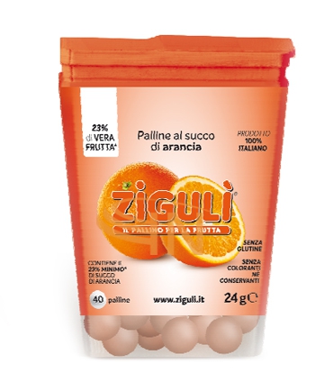 Ziguli arancia 40 palline 24 g