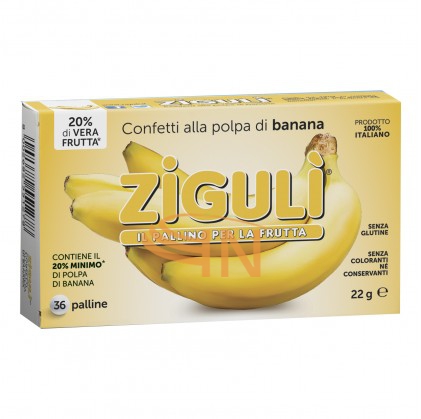 Ziguli banana 36 palline 22 g