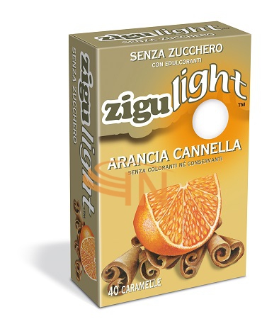 Zigulight arancia cannella 40 caramelle 40 g