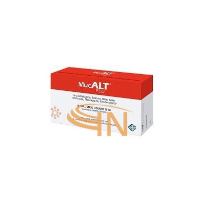 Mucalt flu 8 oral stick monodose