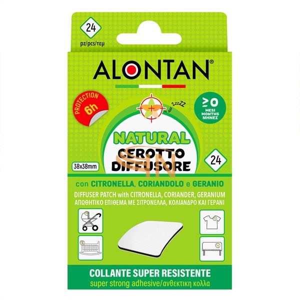 Alontan Natural cerotto antizanzara 21 pezzi