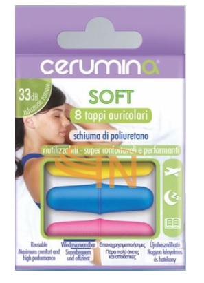 Cerumina Soft Tappi Auricolari 8 Pezzi