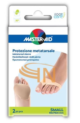 Master-Aid Foot Care Protezione Metatarsale In Gel e Tessuto Taglia Small 2 Pezz
