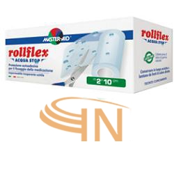 Cerotto adesivo impermeabile master-aid rollflex acquastop 2x10