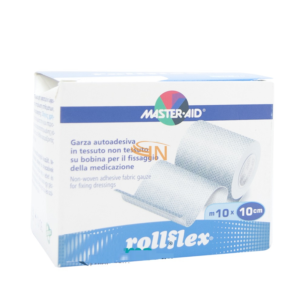 Master Aid Rollflex cerotto Garza Autoadesiva M 10 X 10 cm