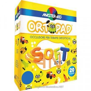 Cerotto oculare per ortottica ortopad soft boys regular 20 pezzi	