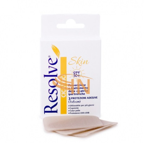 Resolve cicatrici skin spf 50+ 3 protezioni da 7x5 cm