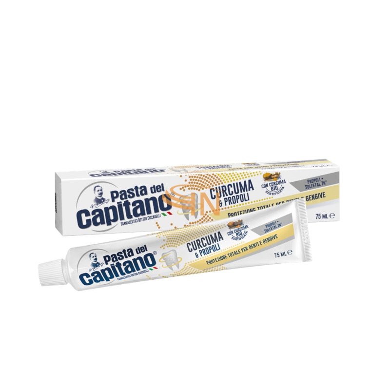 Pasta del capitano dentifricio curcuma e propoli 75 ml