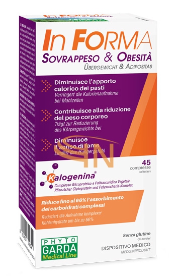 Informa riduci carboidrati sovrappeso e obesita' dm 45 compresse