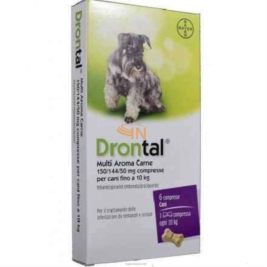 Drontal Multi Aroma Carne 6 Compresse Per Cani Fino A 10Kg
