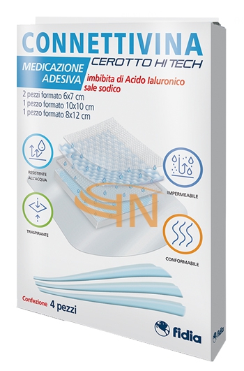 Fidia Cerotto connettivina hitech 4 misure miste