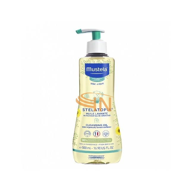 Mustela stelatopia olio bagno 500 ml