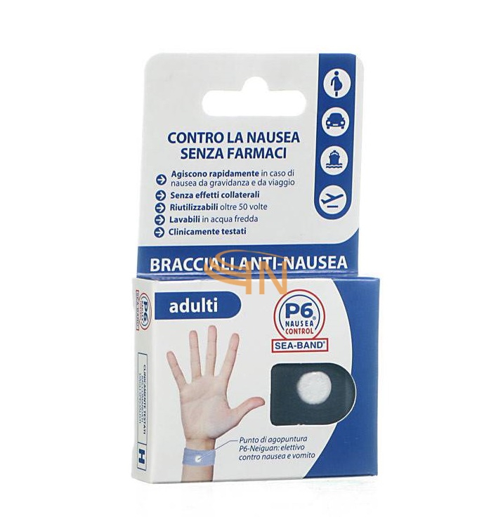 Bracciale per nausea per adulti p6 control seaband
