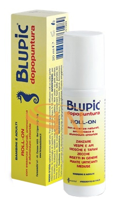 Blupic dopopunt roll on con essenze naturali e ammoniaca astuccio