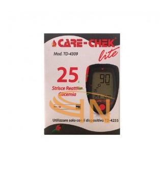 Strisce misurazione glicemia care-chek lite modello TD-4309 25 pezzi	