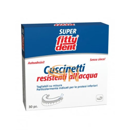 Fittydent Cuscinetti Adesivi Morbidi Per Protesi Inferiori 30 Pezzi