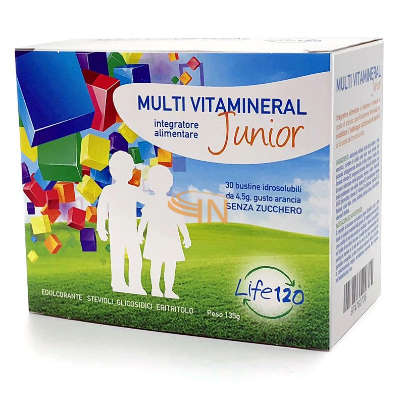 Life 120 Italia Multi Vitamineral Junior 30 Bustine