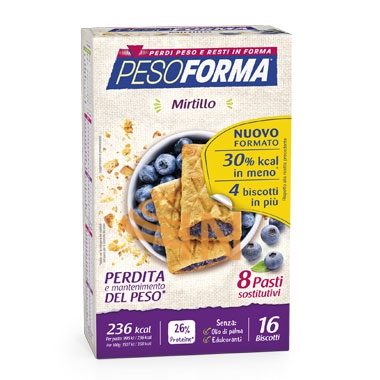 Pesoforma Biscotti Mirtillo 8 Pasti 16 Biscotti