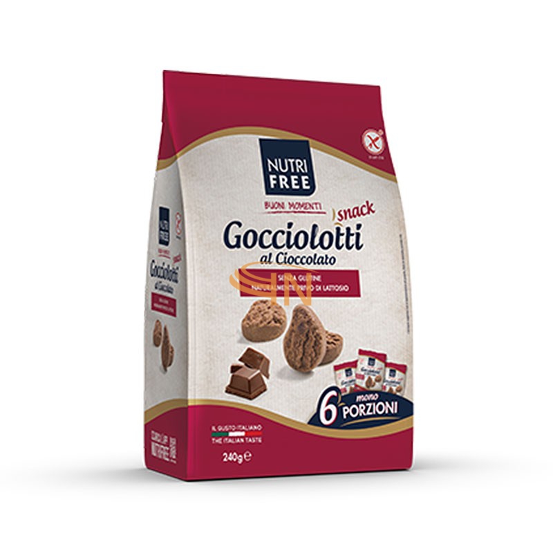 Nt Food Nutrifree Gocciolotti Cioccolato Snack 40 G
