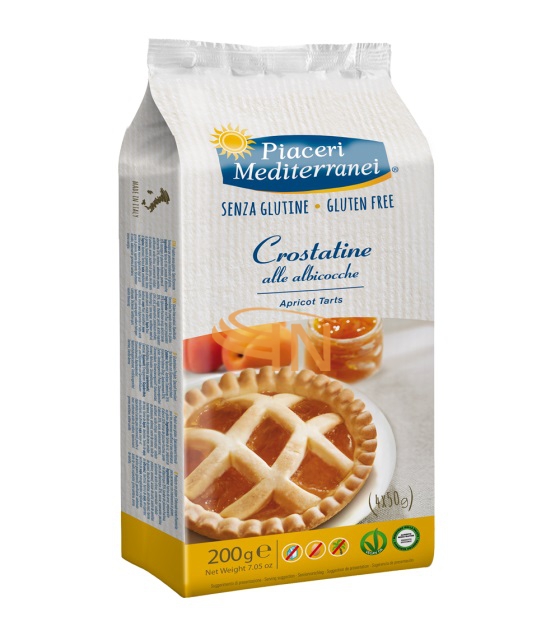 Piaceri Mediterranei Le Bonta' Del Mattino Crostatine All'albicocca 4 X 50 G