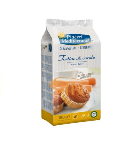 Eurospital Piaceri Mediterranei Tortine Carota 4 X 45 G