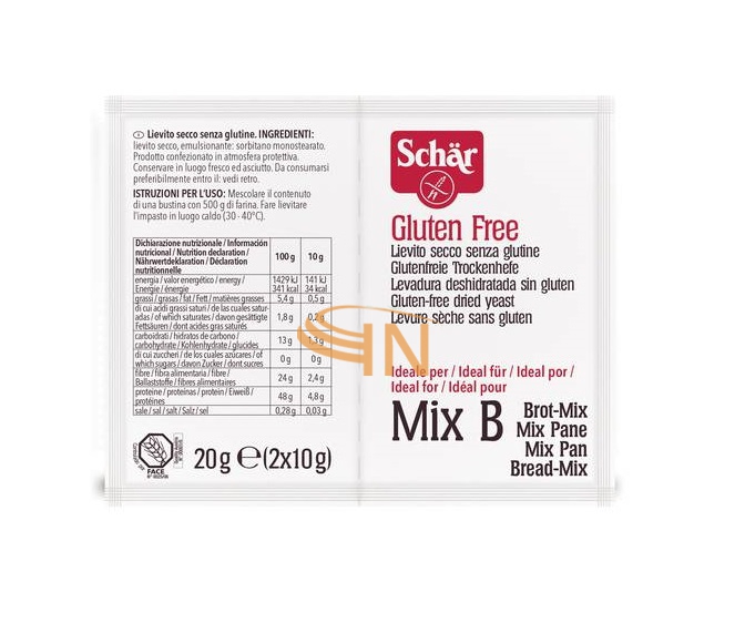 Dr.schar Schar Lievito Secco 2 Bustine Da 10 G