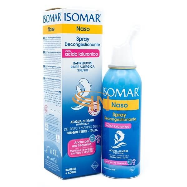Isomar Spray Decongestionante Acido Ialuronico 100 Ml