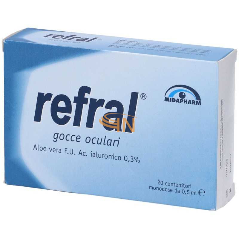 Refral Gocce Oculari 20 Contenitori monodose 0,5 ml