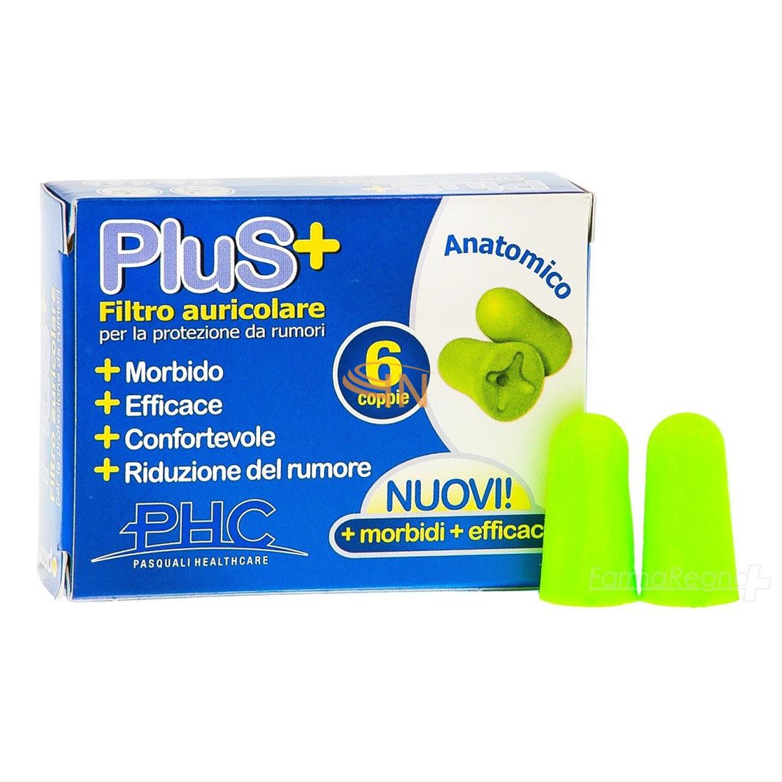 Pasquali Tappo Auricolare Earplug Scudo Plus 6 Coppie Articolo 7en003 12 Pezzi