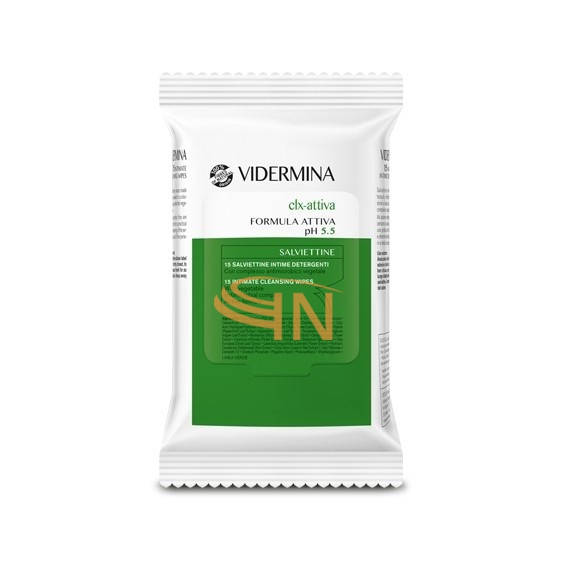 Ist.ganassini Vidermina Clx Attiva 15 Salviette Intime Detergenti