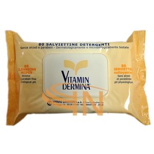 Ist.ganassini Vitamindermina Salviettine Detergenti 80 Pezzi