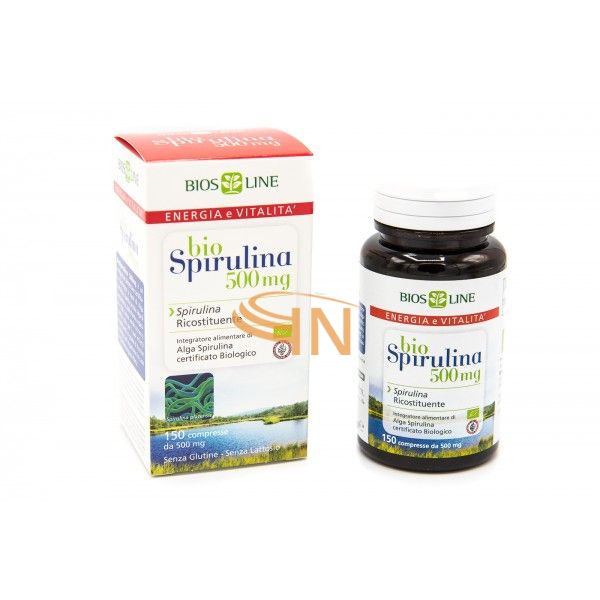 Bios Line Biosline Biospirulina 500 New 150 Compresse Cert Ecocert