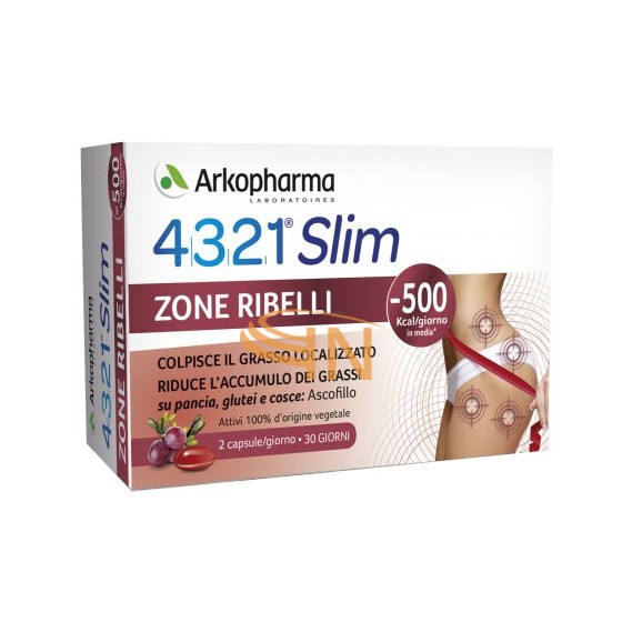 Arkofarm 4321 Slim Zone Ribelli 60 Capsule