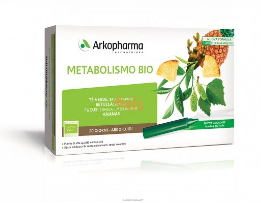 Arkofarm Arkofluidi Metabolismo 20 Fiale