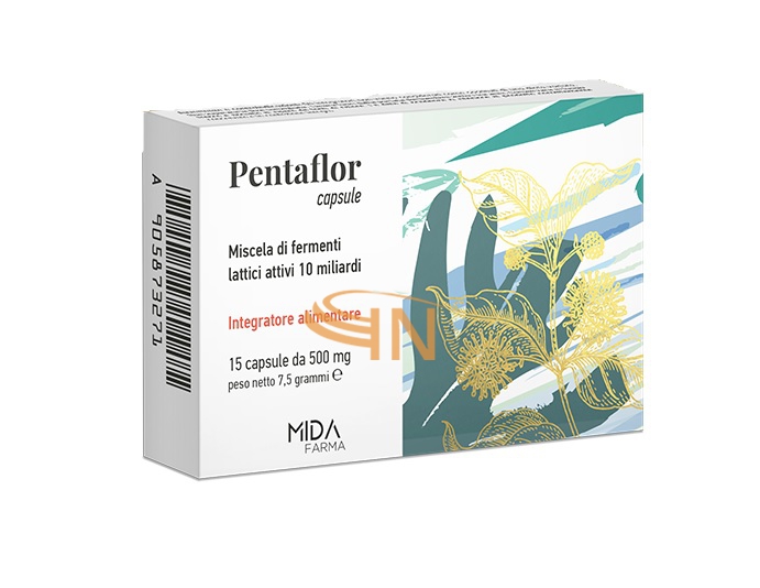 Mida Farmaceutici Group Pentaflor 15 Capsule