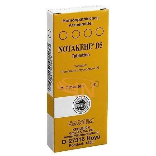 Sanum-kehlbeck Notakehl D5 20 compresse Sanum